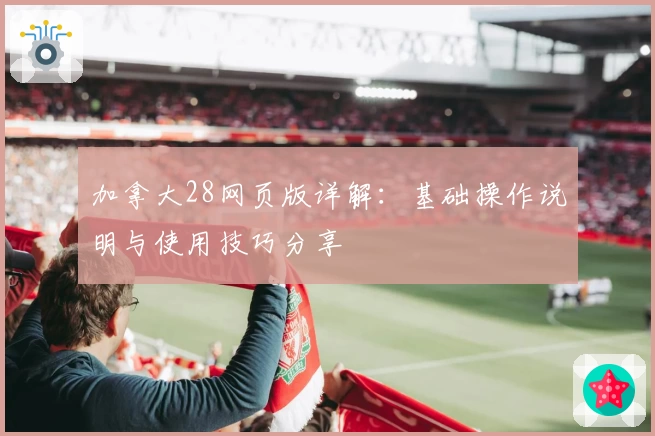 加拿大28网页版详解：基础操作说明与使用技巧分享